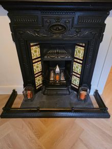 Cast Iron Fireplace Fender