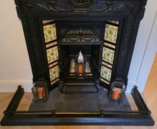 Cast Iron Fireplace Fender