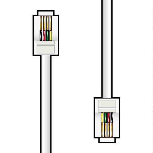 RJ11 Modular Leads 5 Meter