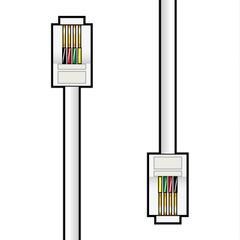 RJ11 Modular Leads 5 Meter