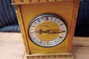 Vintage  Avia Quartz Brass Clock