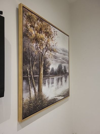 Large Framed Landscape Canvas Print