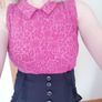 Topshop Pink Top - Size 8 Image 2