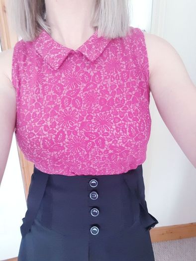 Topshop Pink Top - Size 8