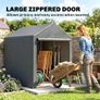 1.2 x 1.8m Garden Storage Shed Tent Image 8