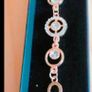 Rosegold bracelet with dimantes new Image 3