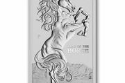 2026 Australia 1 Dollar 1 oz Silver Bullion Bar - RECTANGLE Lunar III Year of the Horse BU