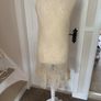 Vintage lace slip dress Sisley brand size 10-12 Image 5