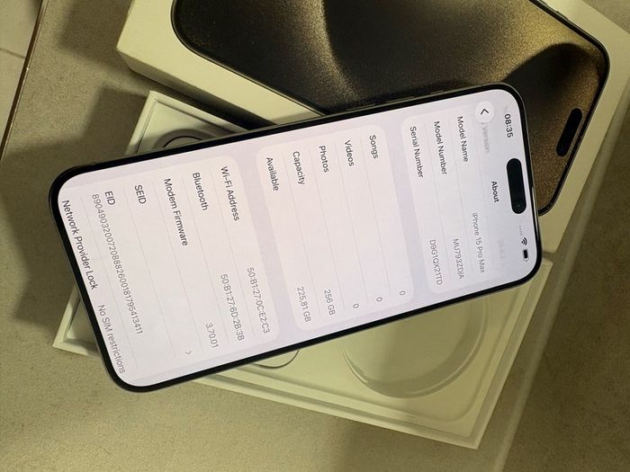 iphone 15 pro max 256 gb