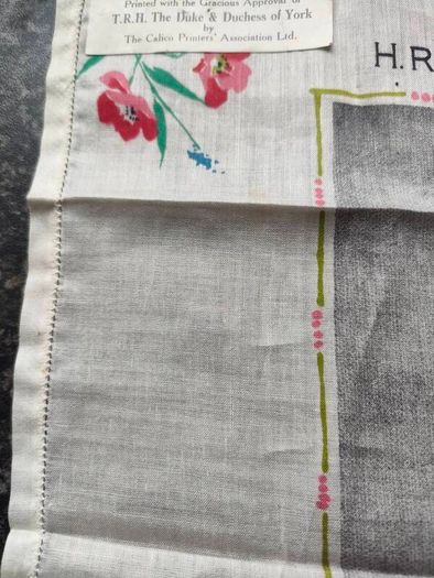 1931 H.R.H Elizabeth Hankerchief