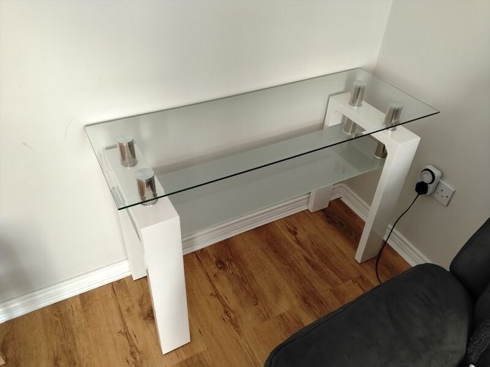glass table