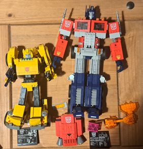 Transformers Lego Optimus Prime and Bumblebee [ Complete]