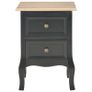 Bedside Cabinets 2 pcs Black 35x30x49 cm MDF Image 4