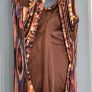 Red Queen boutique ethnic print maxi with open back detail Sz L/XL (Fit 12-14UK) Image 6