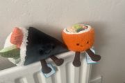 New JELLYCAT Set of 2 Sushi Coneroi Temaki and Codhi Californian Roll