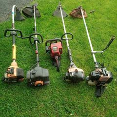 4 strimmers and a hedge trimmer
