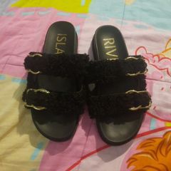 River island sherpa sandals
