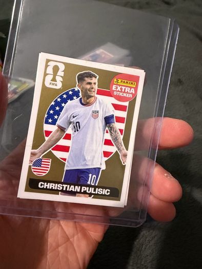World Cup Panini Extra Sticker Cristiano Ronaldo GOLD