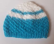 Knitted baby hat