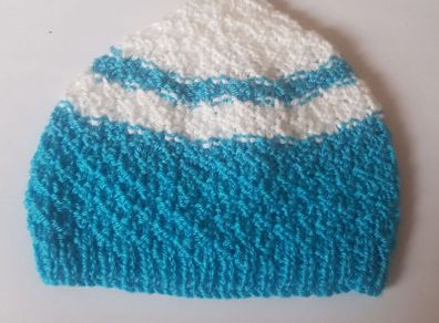 Knitted baby hat