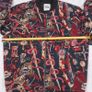 Zara Multicolor Red Navy Dark Gothic Alchemy Tarot Graphic Full Zip Bomber Jacket Size L Image 8
