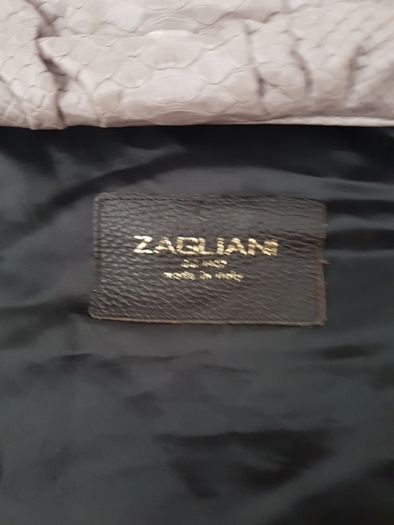 Zagliani python clutch