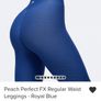 Peach Perfect Regular Waist Leggings - Royal Blue  size S Image 2