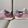 Clarks floura nude pink Size 4 eu 37 pink suade in like new condition Image 5