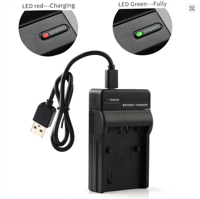 CGA-DU06 / CGA-DU07 / CGR-DU07 / SDR-H200 Camera Battery Charger Power Supply for Panasonic - 0153