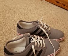 Boys Dressy Grey Adidas Trainers