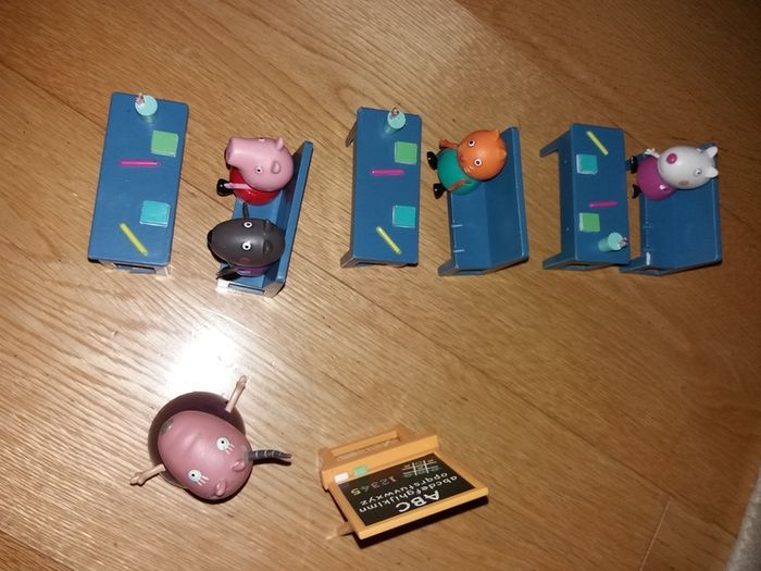 Peppa pig school set