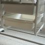 podiatry Bed, split leg levels. Tray holder Image 4