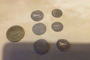 Irish 20p, 10p and 5p coins