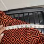 Vintage 70s blouse Orange & black geometric Size 38(size 6 or 8) postage included Image 10