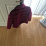 Wine velvet jacket 11-12 yrs Image 4