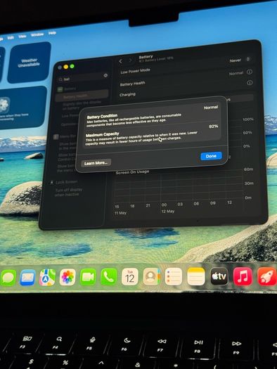 MacBook Air M2 2022 8GB Midnight Black 92 Battery Excellent Condition