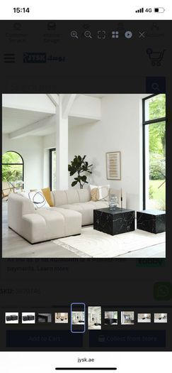 JYSK new coffee tables marble effect black