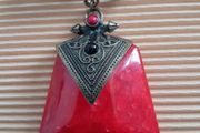ACCESSORY - Pendant Or Scarf Trim - Red