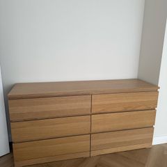 Malm chest of 6 drawers