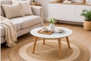 2in1 Lovely Home Decor Set: Boho Style Rug + Wind Chime