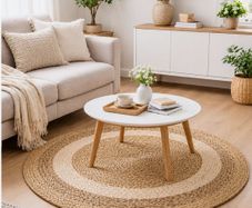 2in1 Lovely Home Decor Set: Boho Style Rug + Wind Chime