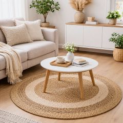 2in1 Lovely Home Decor Set: Boho Style Rug + Wind Chime