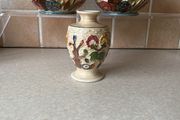 Pair Indian Tree Handpainted Vases HJ Wood Staffordshire