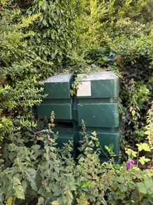Oil tank, empty - free to take away