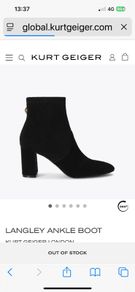 Kurt  Geiger Ankle boots size 37