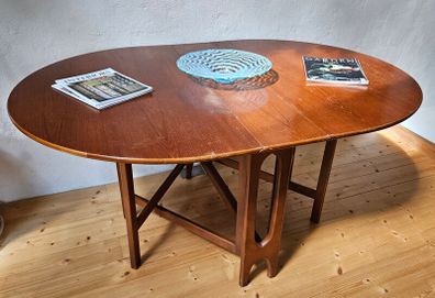 Vintage Mid Century Drop Leaf Dining Table - Mid Century Furniture