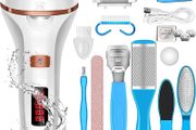 Electric Foot File Callus Remover, iToncs Professional Pedicure Kit Rechargeable Feet Callus Remover with 10 in 1 Foot Files Pedicure Tools Foot Care for Dead Skin MULTIPLE COLOURS AVAILABLE (FREE POSTAGE)