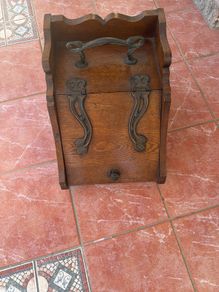 antique coal scuttle