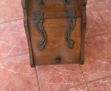 antique coal scuttle