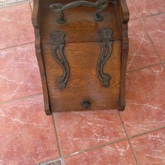 antique coal scuttle